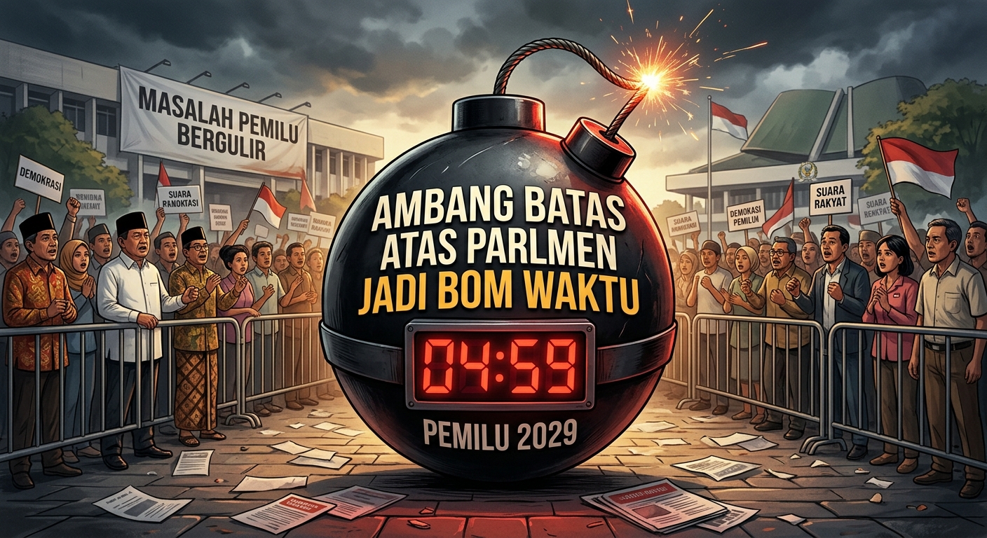 Ambang Batas Parlemen Jadi Bom Waktu Pemilu 2029? Partai Kecil Berjuang, Kursi DPR Jadi Taruhan