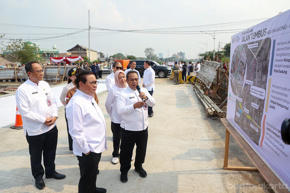 urai kemacetan, jalan tembus kelapa gading pulo gadung ditargetkan rampung 2027